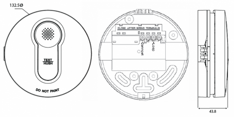 Image of Trader Bear Photoelectric Smoke Alarm 240V~ AC with 9V DC Battery Backup