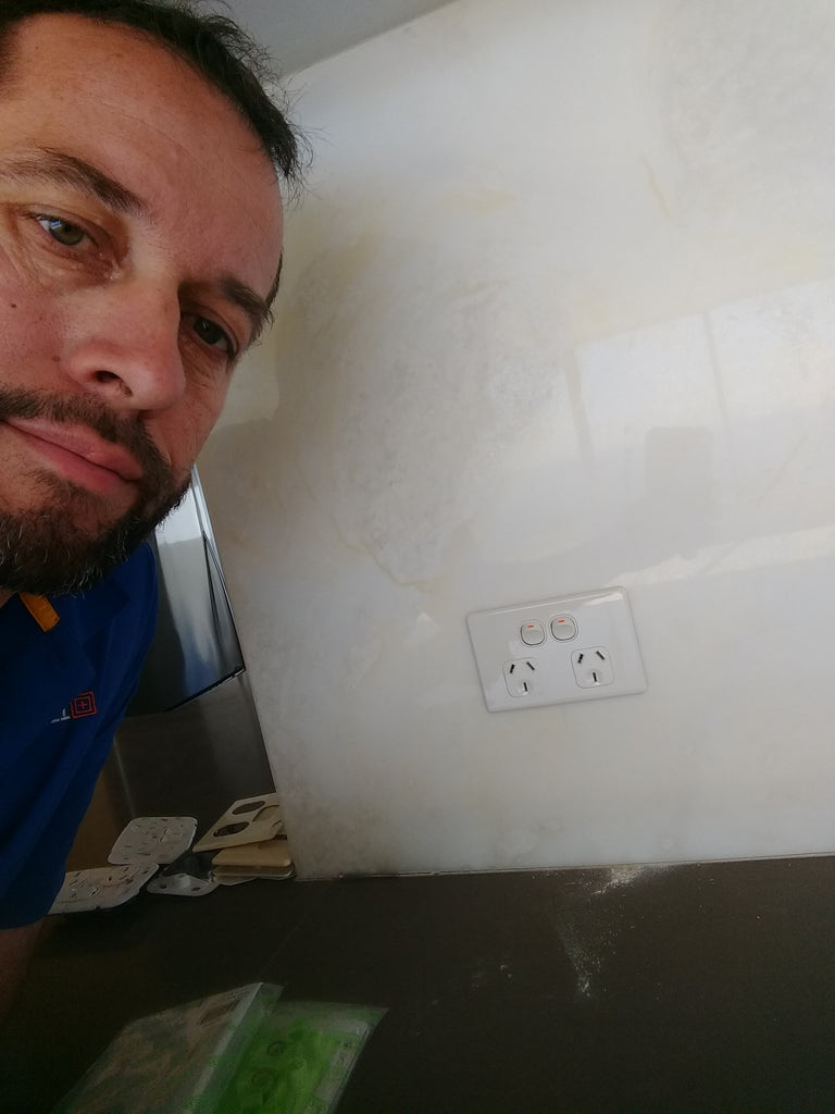 Trader Flat Cat Power Point Switched 2 Gang 10A 250V~ (White, Slimline)