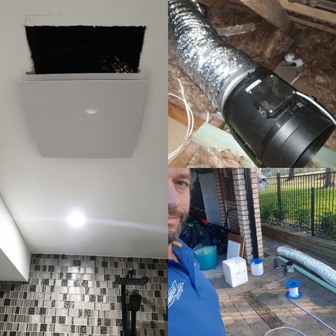 Image of Fantech RIL-200SW Inline Exhaust Fan (200 mm)