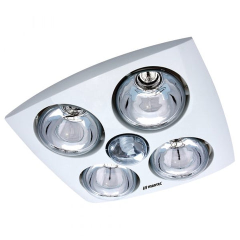 Image of Martec Contour 4, 4x275W,  3 in 1 Bathroom Heater With Exhaust Fan And Light, White