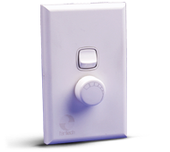 Fantech Variable Speed Rotary Fan Controller White