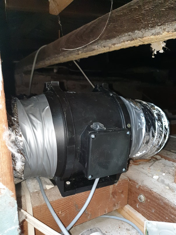 Fantech RIL-100 Inline Exhaust Fan (100mm)