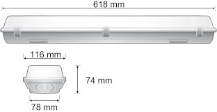 Haneco Triproof Rugged Indoor/Outdoor LED Batten
