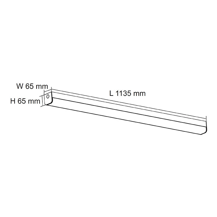 SAL ECOLINE LED Diffused Batten White (TC model) 40W Tricolor