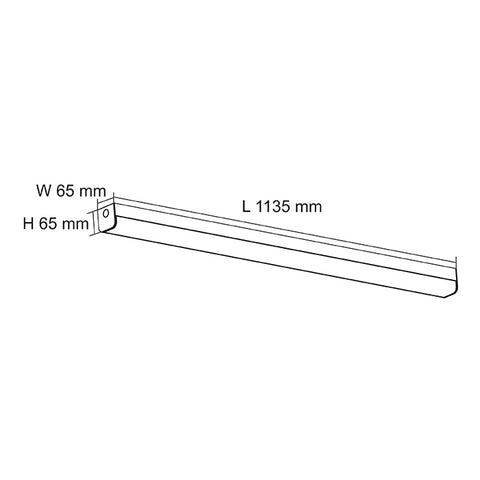 Image of SAL ECOLINE LED Diffused Batten White (TC model) 40W Tricolor