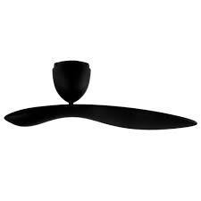 Image of Sycamore Ceiling Fan Matt Black 54″ + Matt Black Blade