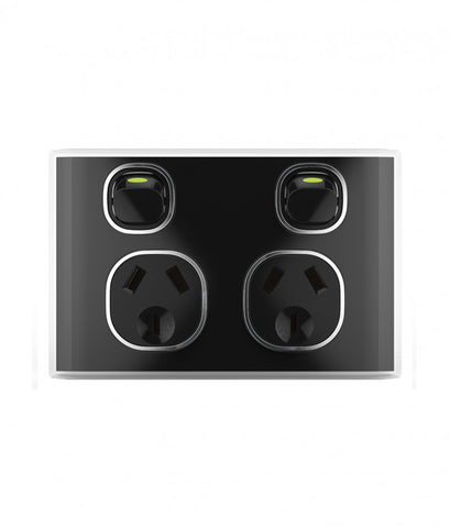 Image of Trader Snow Leopard 10A 250V~ Double Powerpoint