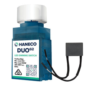 HANECO DUO Dimmer and Switch in One DUO350W-W