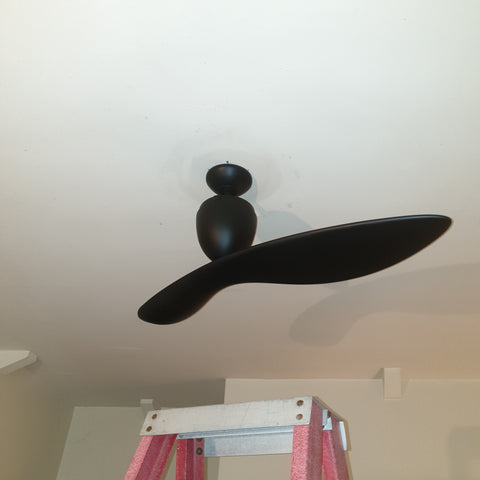 Image of Sycamore Ceiling Fan Matt Black 54″ + Matt Black Blade