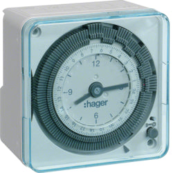 Hager Time Switch 72X72 24H + Reserve