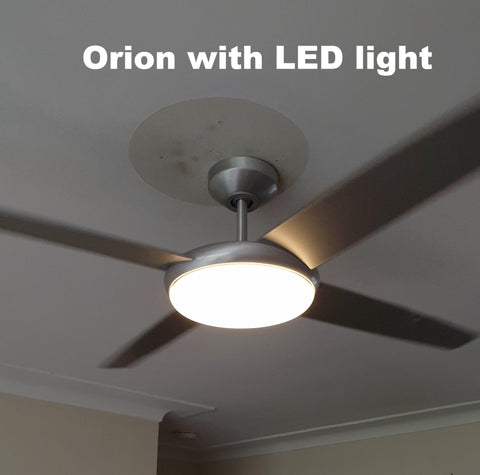 Image of Orion Ceiling Fan Brushed Aluminium 52″